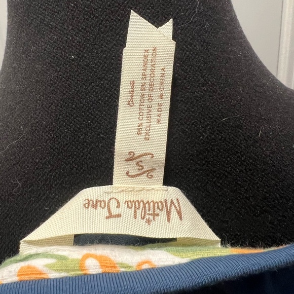 Matilda Jane Blue Sleeveless Dress with Colorful Ruffle Hem Size Small - Picture 4 of 4